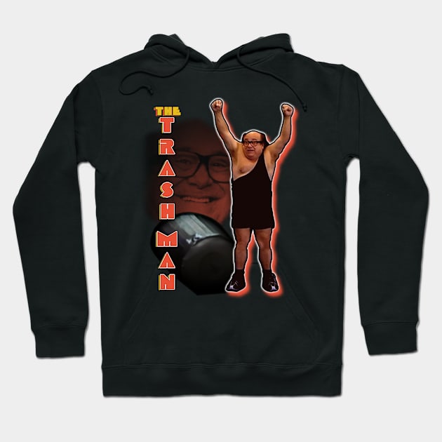 The Trash Man Hoodie by Shit Post Hero